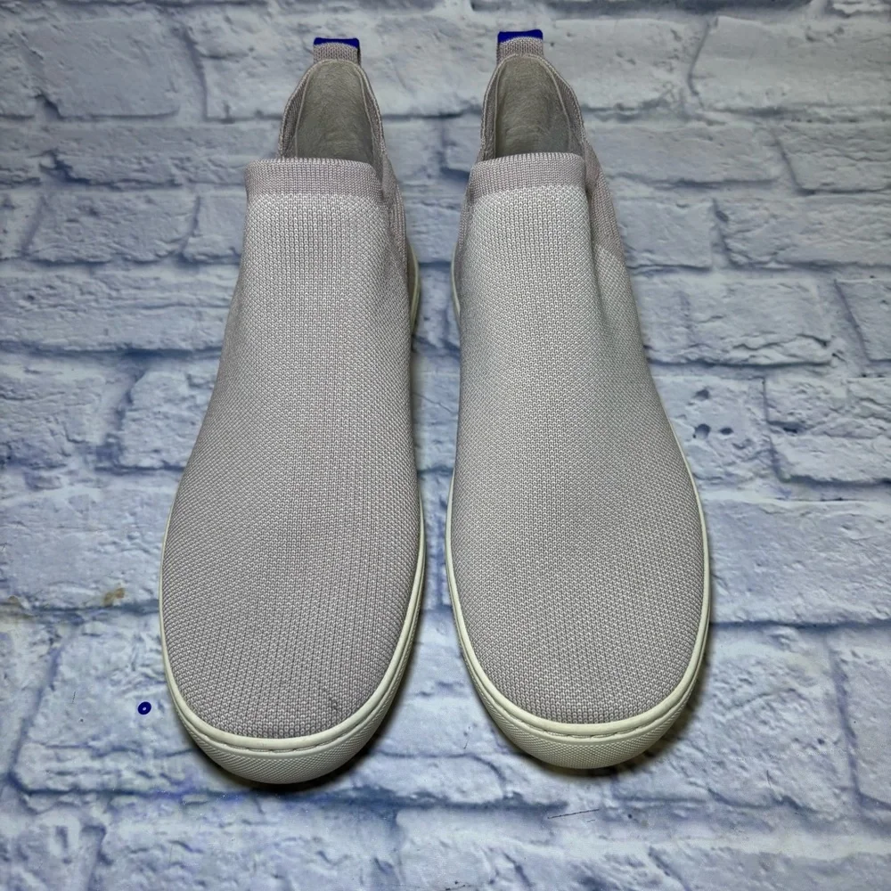 Rothy’s Women’s Chelsea Sneakers Boots Size 11.5 Lilac Gray Knit Comfortable
